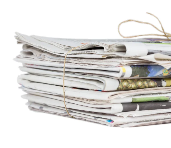 Pile of newspapers — Stock Photo, Image