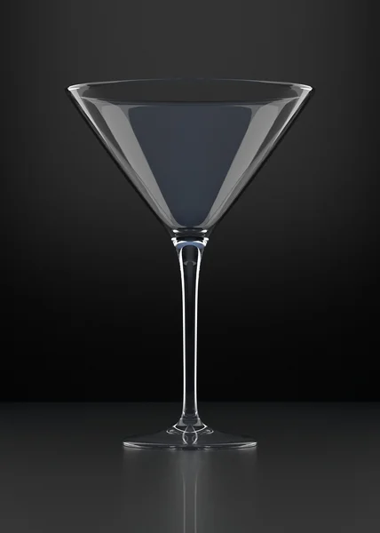 Martini-Glas leer — Stockfoto