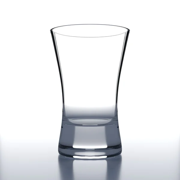 Lege wodka glas — Stockfoto