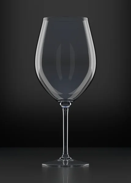 Bicchiere di vino vuoto — Foto Stock