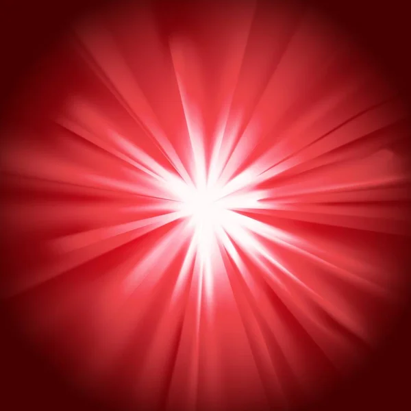 Gloeiend licht rood barsten — Stockvector