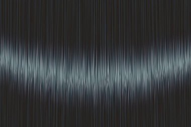 Parlak parlak detaylarıyla gerçekçi siyah düz saç dokusu. Vektör illüstrasyonu.