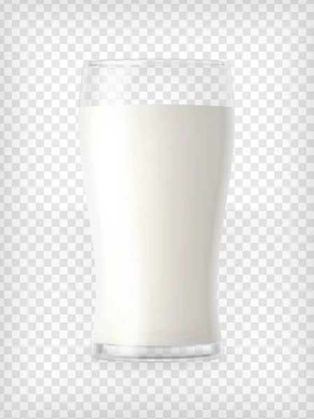 Verre de lait — Image vectorielle