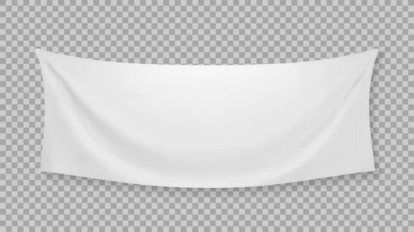 Şeffaf gölgeli beyaz tekstil afişi