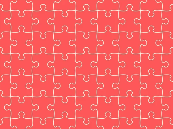 Płynny wzór zakończonych puzzle kawałki siatki — Wektor stockowy