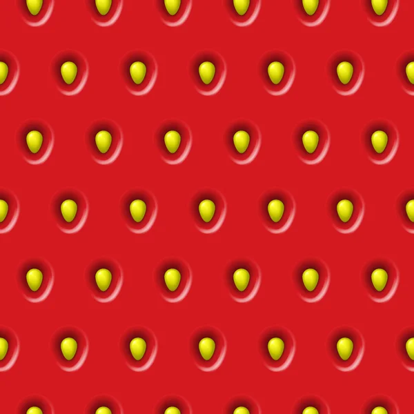 Seamless strawberry texture — Stock Vector