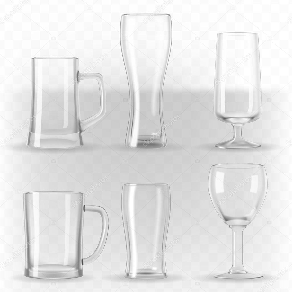 Set of glasses