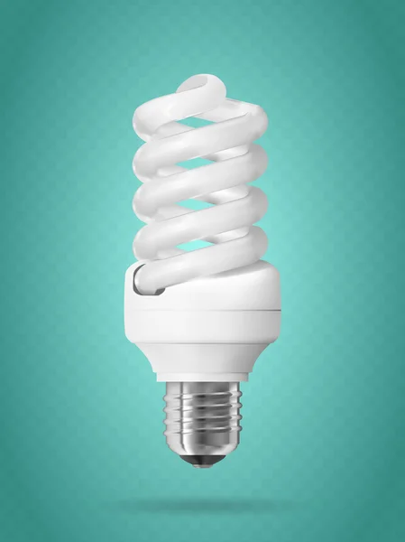 Energy saving light bulb. — Stock Vector