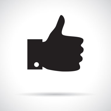 Baş parmak simgesi.