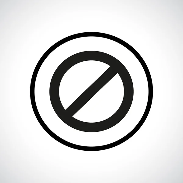 Förbud symbol — Stock vektor