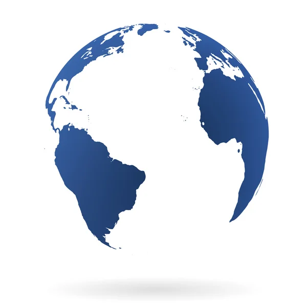 Globe terrestre — Image vectorielle