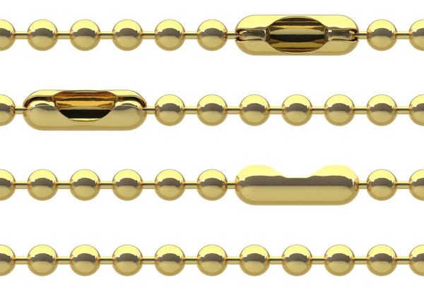 Seamless golden chain — Stock Photo, Image