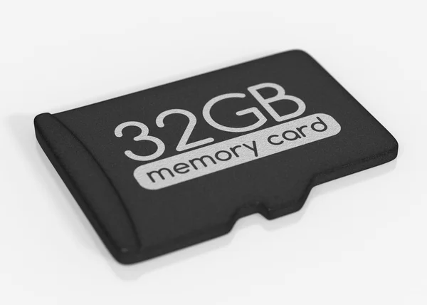 MicroSD memory card. — Stock Photo, Image