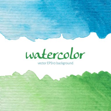 Watercolor card clipart