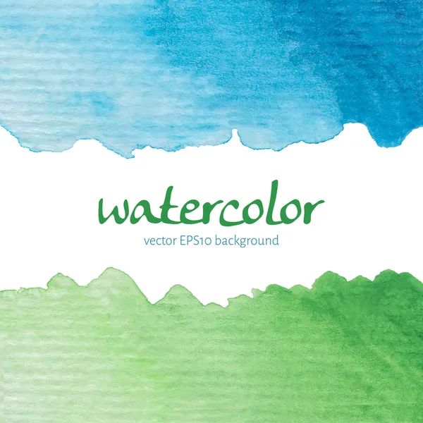 Watercolor card — Stock Vector
