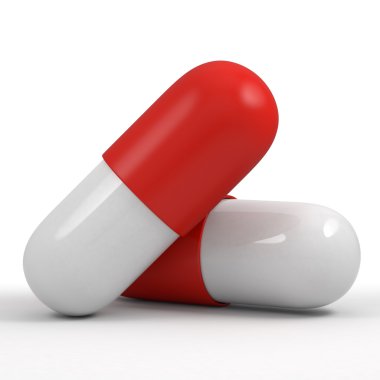 Beyaz ve kırmızı hap 