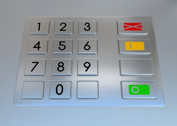 ATM-tastatur . – stockfoto