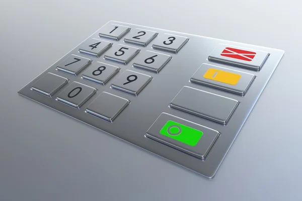 ATM-tastatur . – stockfoto