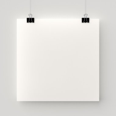 asılı poster.
