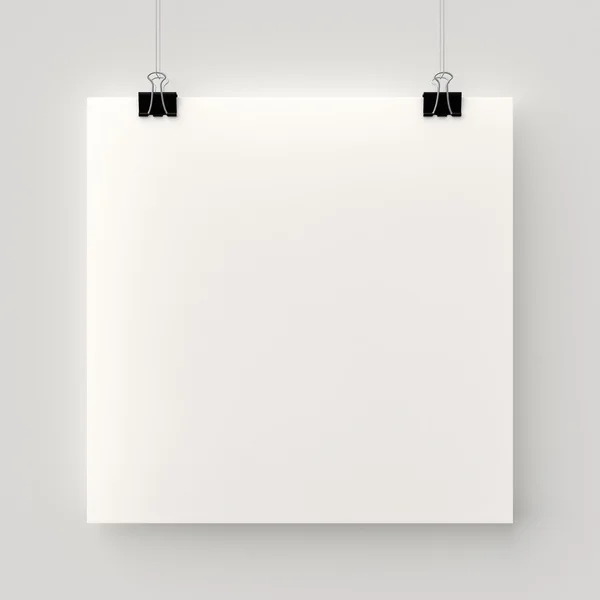 Hanging poster. — Stock Photo, Image