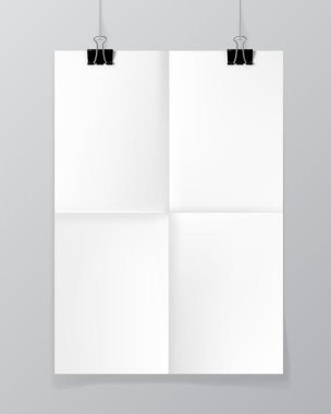 bir duvara poster