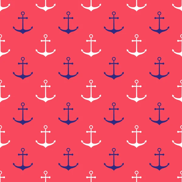 Seamless nautical pattern — Stock Vector