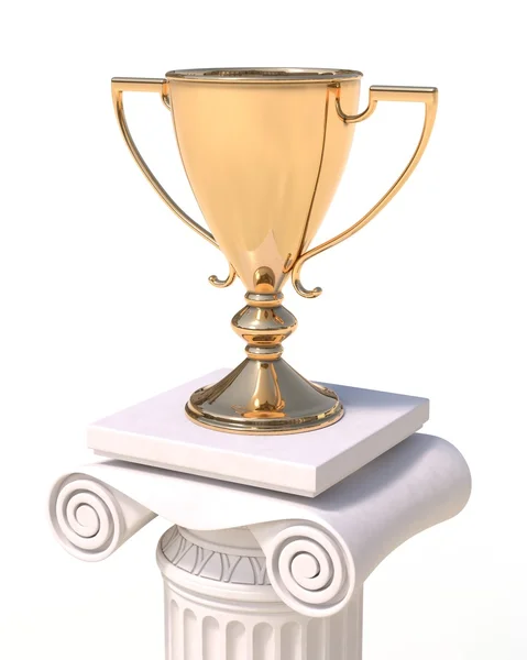 Copo de troféu dourado — Fotografia de Stock