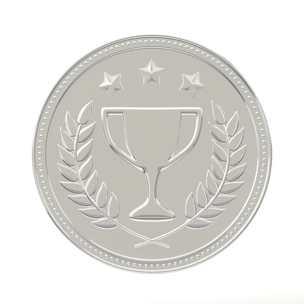Silver Medal — Stock Photo, Image
