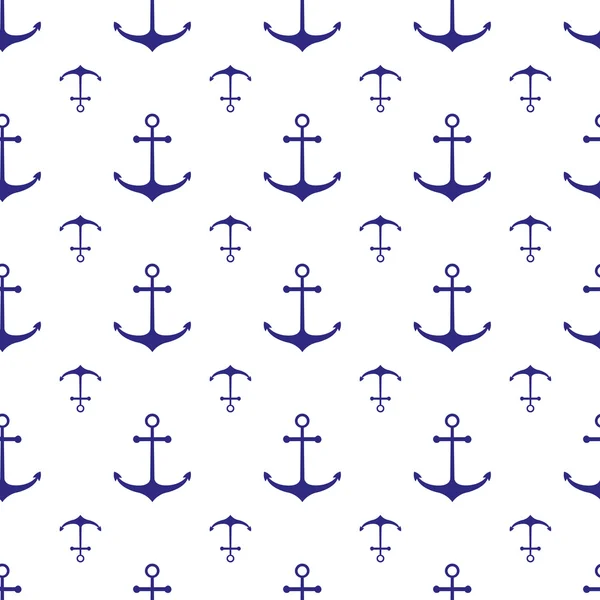 Seamless nautical pattern — Stock Vector