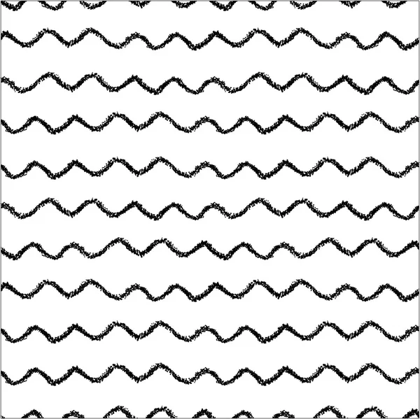 Wellen nahtloses Muster. — Stockvektor