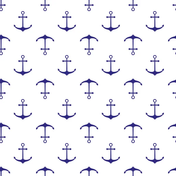 Seamless nautical pattern — Stock Vector