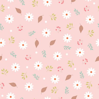 Çiçekli yay pürüzsüz desen. Çiçek deseni.