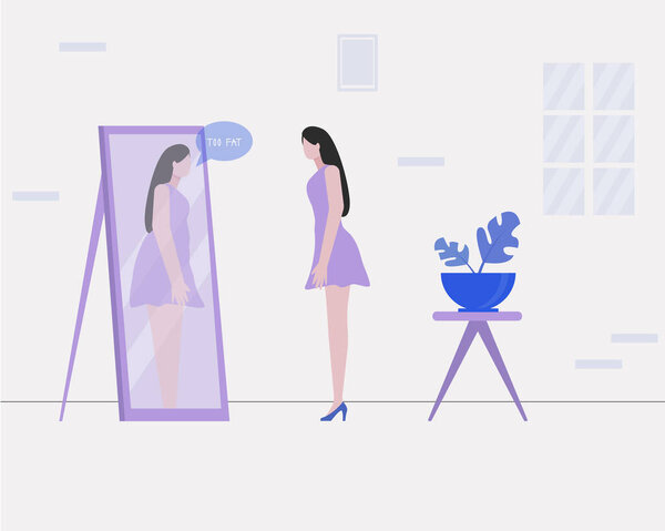 Anorexia nervosa. Eating disorder.