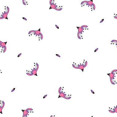 Çiçeklerle kusursuz desen