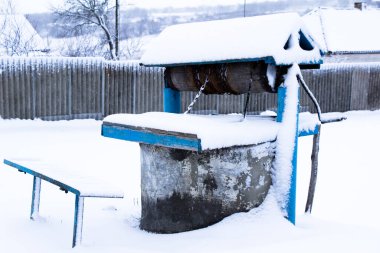 Kış geri döndü Ukrayna manzaraları