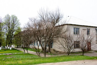 Kirovograd bölgesinde Sovyetler Birliği 'nin modern tuğla binaları