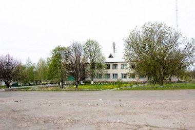 Kirovograd bölgesinde Sovyetler Birliği 'nin modern tuğla binaları