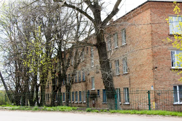 Szkoła Średnia Zsrr Rejonie Kirowogradu — Zdjęcie stockowe