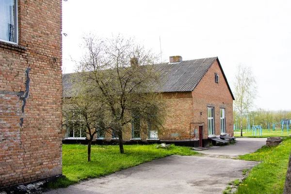 Bildungseinrichtung Sekundarschule Zwei Und Drei Überbau Der Udssr Gebiet Kirowograd — Stockfoto