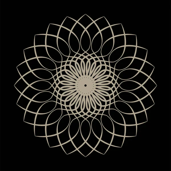 Mandala Красочное Винтажное Искусство Древнеиндийский Ведический Дизайн Фона Старая Текстура — стоковый вектор