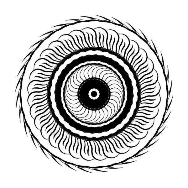 Mandala renkli vintage sanat, eski Hint vedic arkaplan tasarımı, çoklu matematiksel şekilli eski resim dokusu. Çiçek deseni, çizim