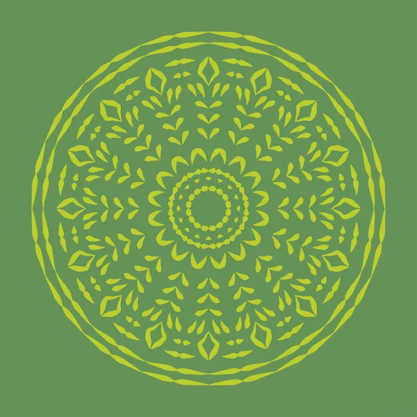 Mandala Colorat Arta Vintage Design Fundal Vedic Indian Antic Textura — Vector de stoc