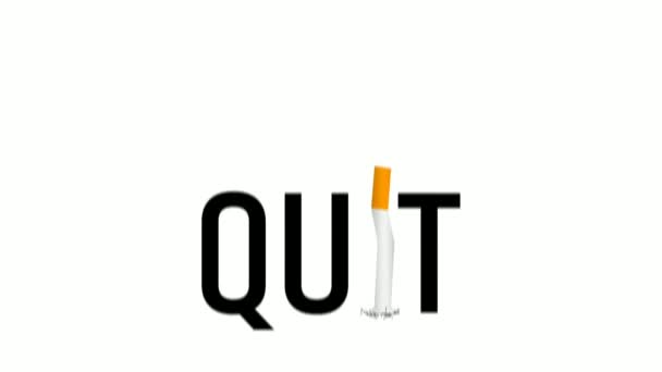 Motion Design Para Mundo Sem Dia Tabaco Salvar Geração Juventude — Vídeo de Stock