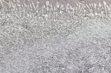 Gölün yüzeyindeki buzdan arkaplan. Kış mevsimi.