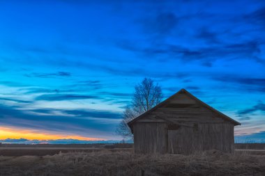 dramatik akşam gökyüzü