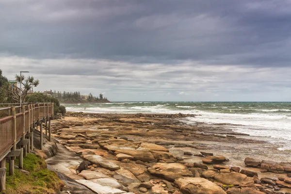 Skały w Caloundra — Zdjęcie stockowe