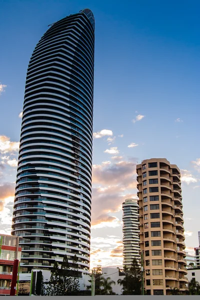 Menara Hotel Di Kota Pantai Emas — Stok Foto