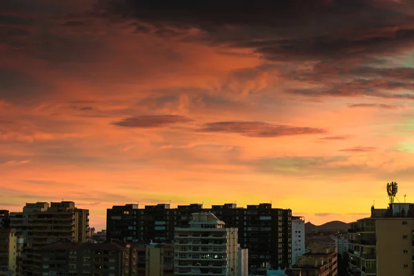 Mediterraner Sonnenuntergang — Stockfoto