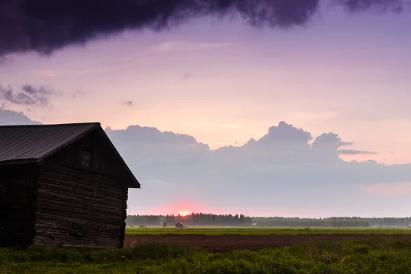 Yaz günbatımı 1 alanlardaki