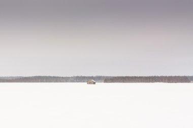 Ahır evleri kışın 2